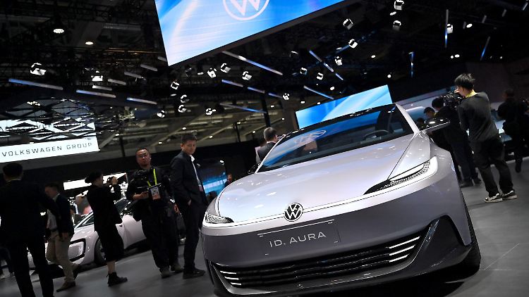 Volkswagen auf Chinas internationaler Importmesse. 