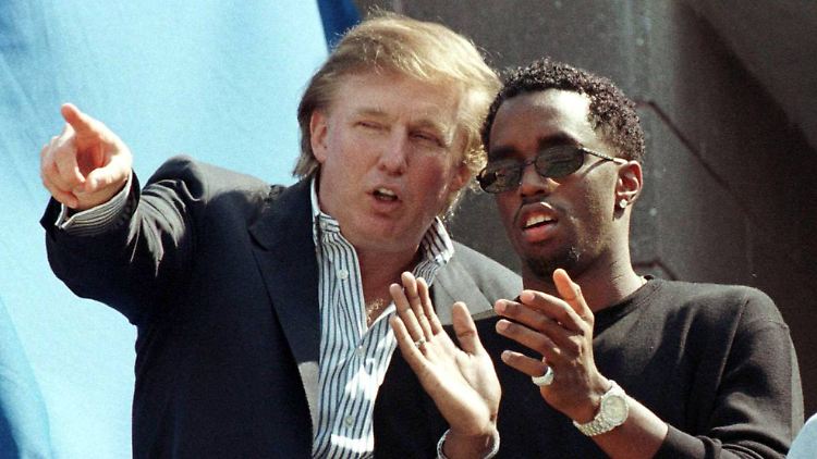 Waren in den 1990ern feste Größen im New Yorker Partyleben: Donald Trump und Sean "Diddy" Combs.