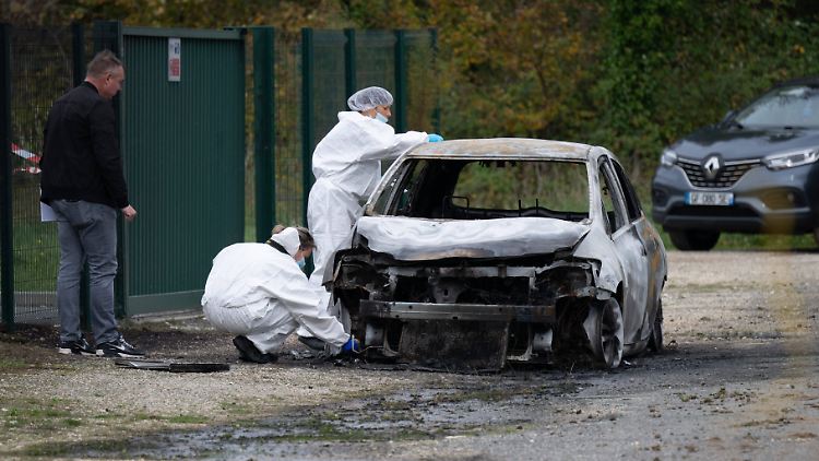 Der Amokfahrer zündete das Auto nach der Tat am Mittwochmorgen an. 