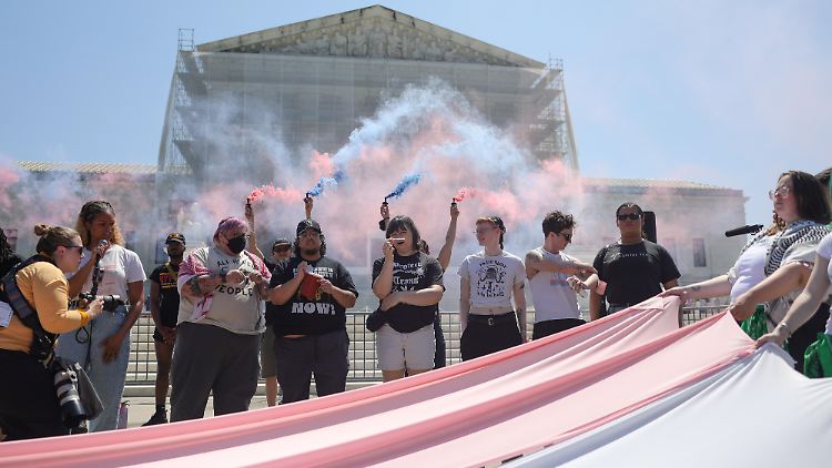 Aktivisten protestierten bereits im Juni gegen Maßnahmen von Trump. 