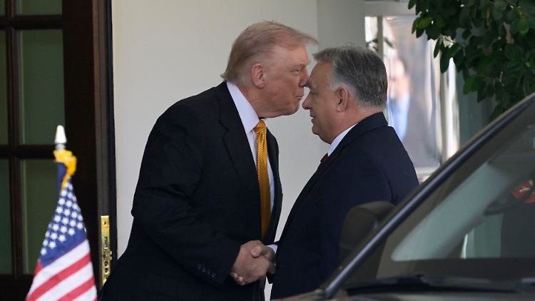 Orban besucht Trump seit dessen Wiederwahl zum ersten Mal. 