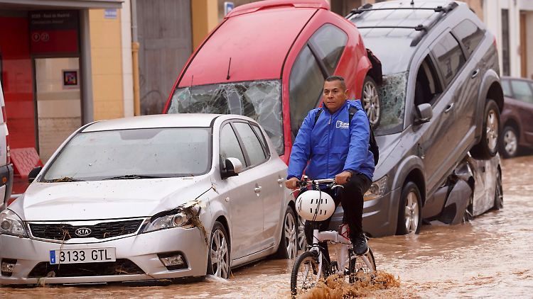 Auch in Europa sind schwere Unwetter inzwischen häufig, wie in Spanien 2024.