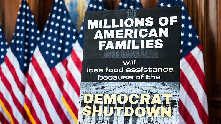 Republikaner geben den Demokraten die Schuld am Shutdown - und andersherum.