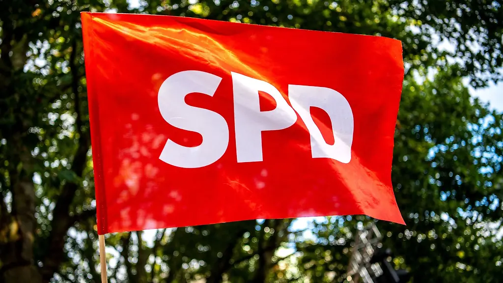 Eine-SPD-Flagge