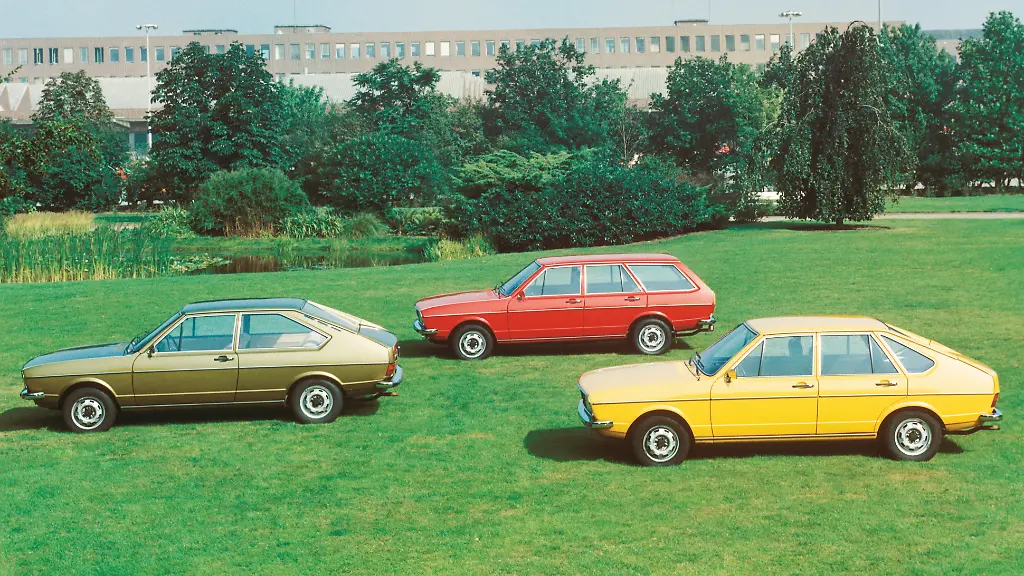 kopie01VolkswagenPassatGeneration1ab1973QuelleVolkswagen-AG