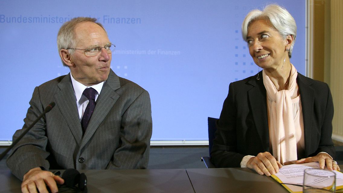 Bundesfinanzminister Schäuble und seine französische Kollegin Lagarde: Deutschland und Frankreich kommt Schlüsselrolle bei einer Reform des Weltwährungssystems zu.