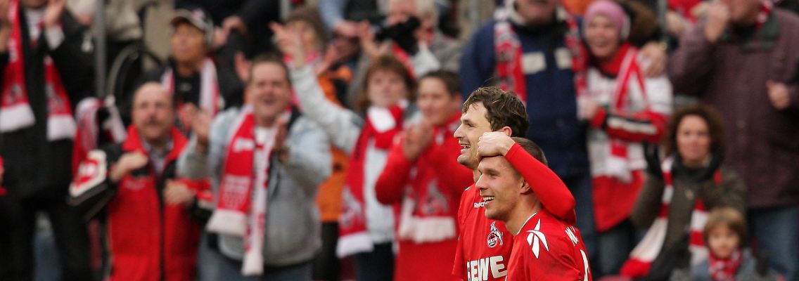 Treffsicheres Duo: Lukas Podolski und Milivoje Novakovic erzielten neun der elf Kölner Rückrundentore.