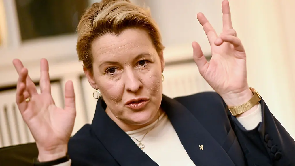 Berlins-Regierende-Buergermeisterin-Franziska-Giffey-SPD-spricht-im-dpa-Interview