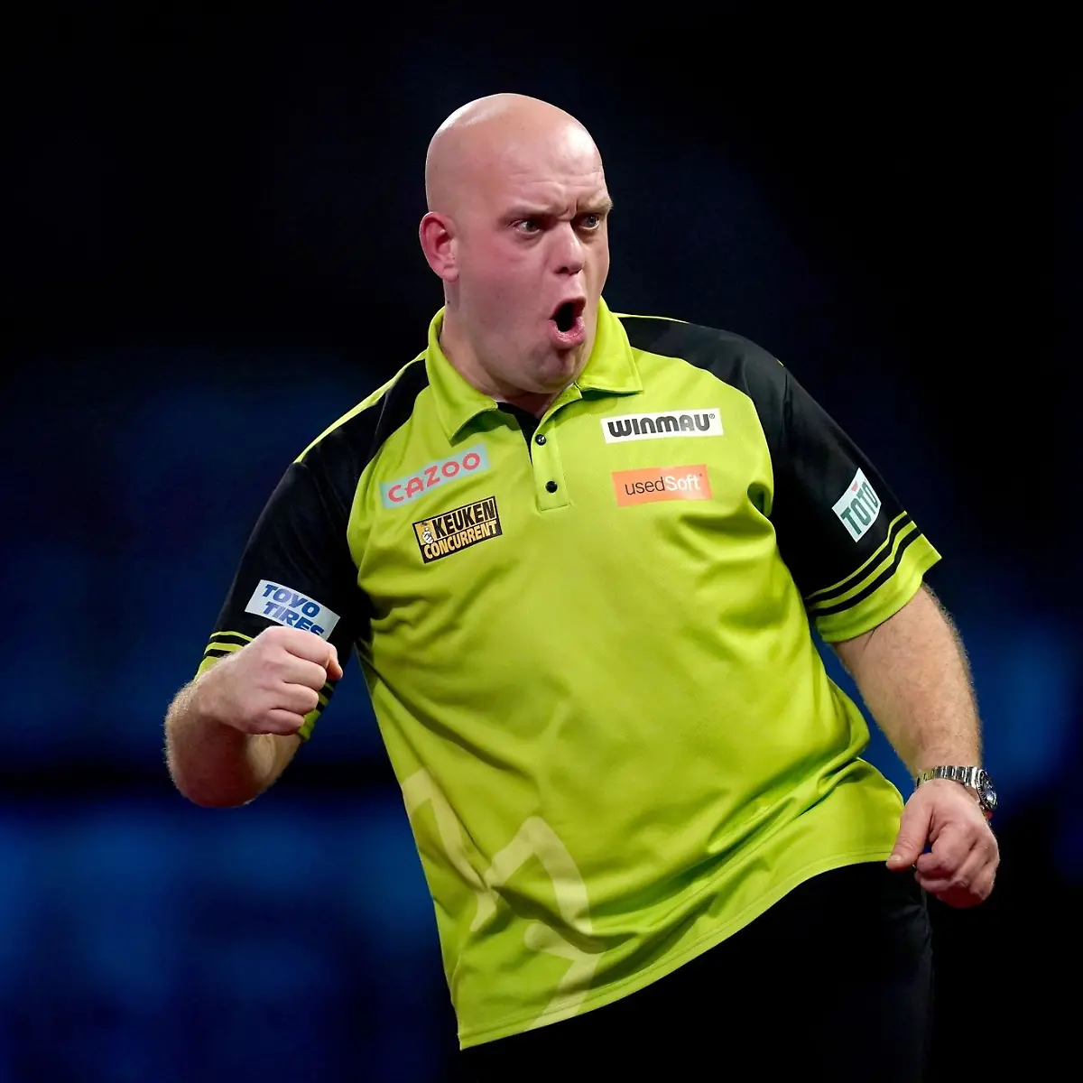 Michael-van-Gerwen-jubelt-waehrend-seines-Spiels