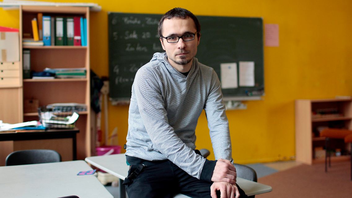 Stephan Serin verarbeitet seine Erlebnisse als Referendar an einer Berliner Schule in einem Buch.