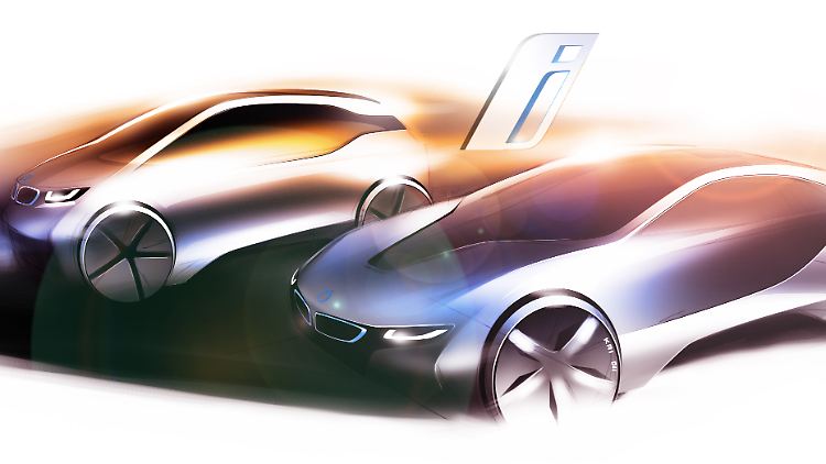 Mit zwei Modellen startet die neue Marke "BMW i" ab 2013. Der i3 wird ein reines Elektrofahrzeug, während der i8 ein Hybrid-Sportwagen ist.