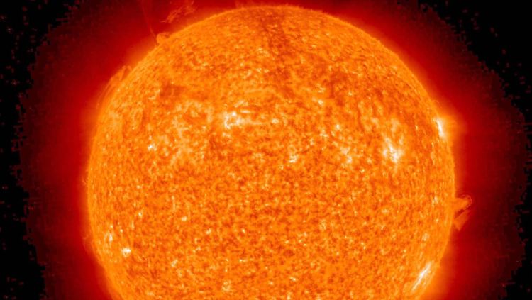 Das Bild der US-Raumfahrtbehörde NASA zeigt deutlich eine Sonneneruption.