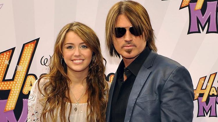 Der Vater und seine berühmte Tochter: Billy Ray und Miley Cyrus.