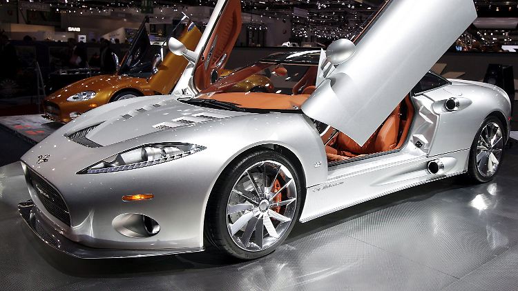 Schmuckes Stück: Der "C8 Aileron" könnte bald - zusammen mit der gesamten Spyker-Produktion, einem Investor aus Russland gehören.