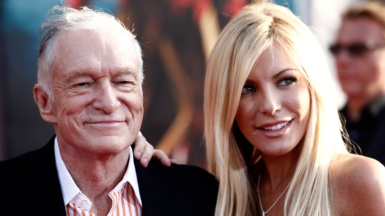 Ein Traumpaar: Hugh Hefner und Crystal Harris.