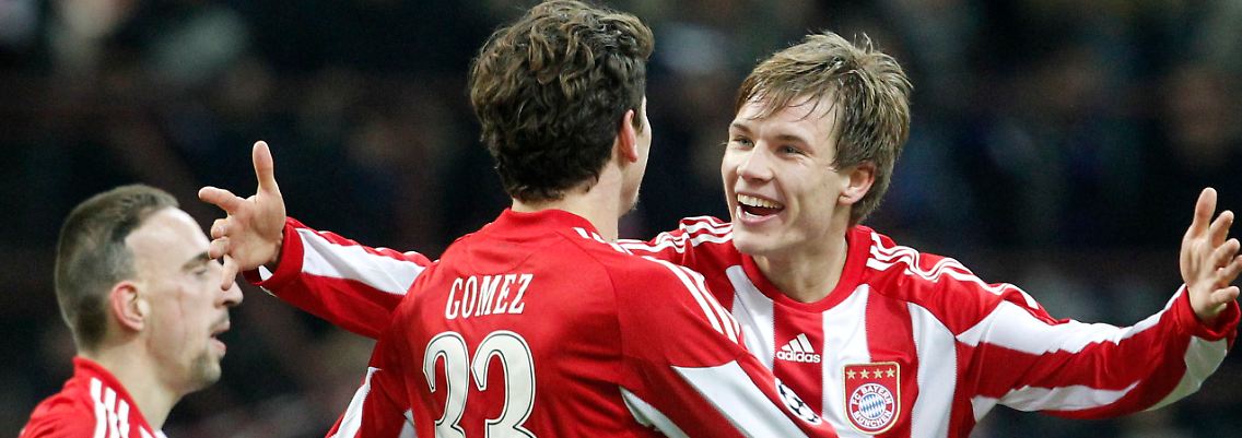 Sieg in Mailand: Franck Ribéry, Mario Gomez und Holger Badstuber, von links.