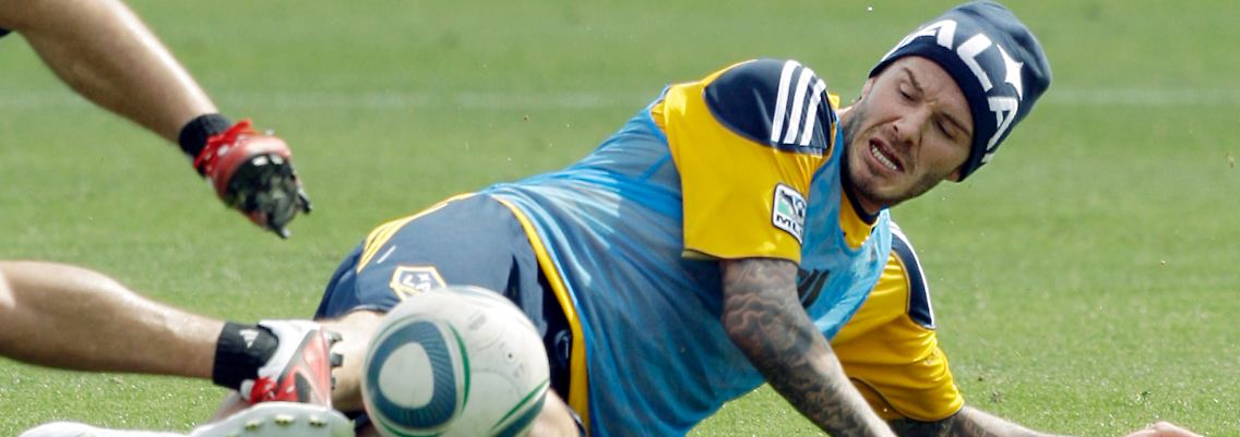 "Ich hätte auch irgendwo am Strand sitzen können": David Beckham.