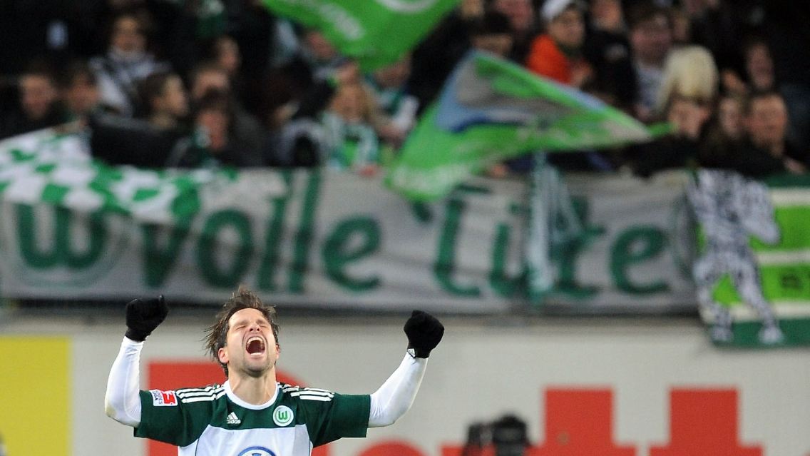 Erlösung: Diego feiert sein Tor zum 2:0.