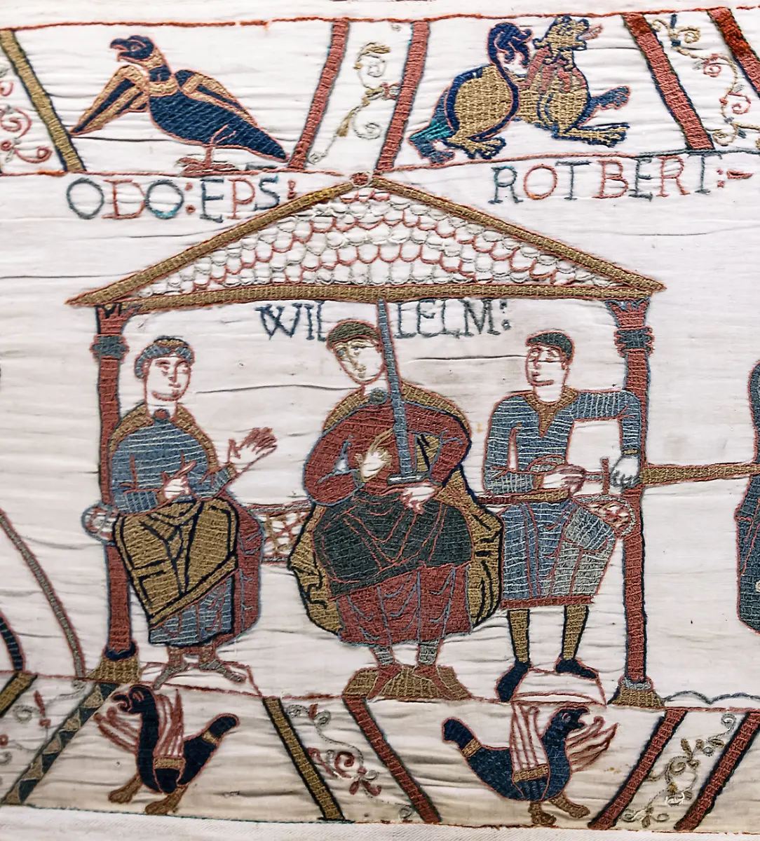 Bayeux-Tapestry-scene44-William-Odo-Robert