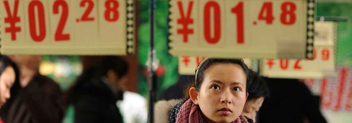 Große Augen beim Gemüsehändler: Die Preise steigen, China verändert sich.