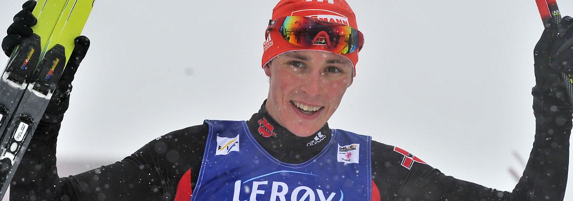 Zu Gold kommt nun Silber: Eric Frenzel.
