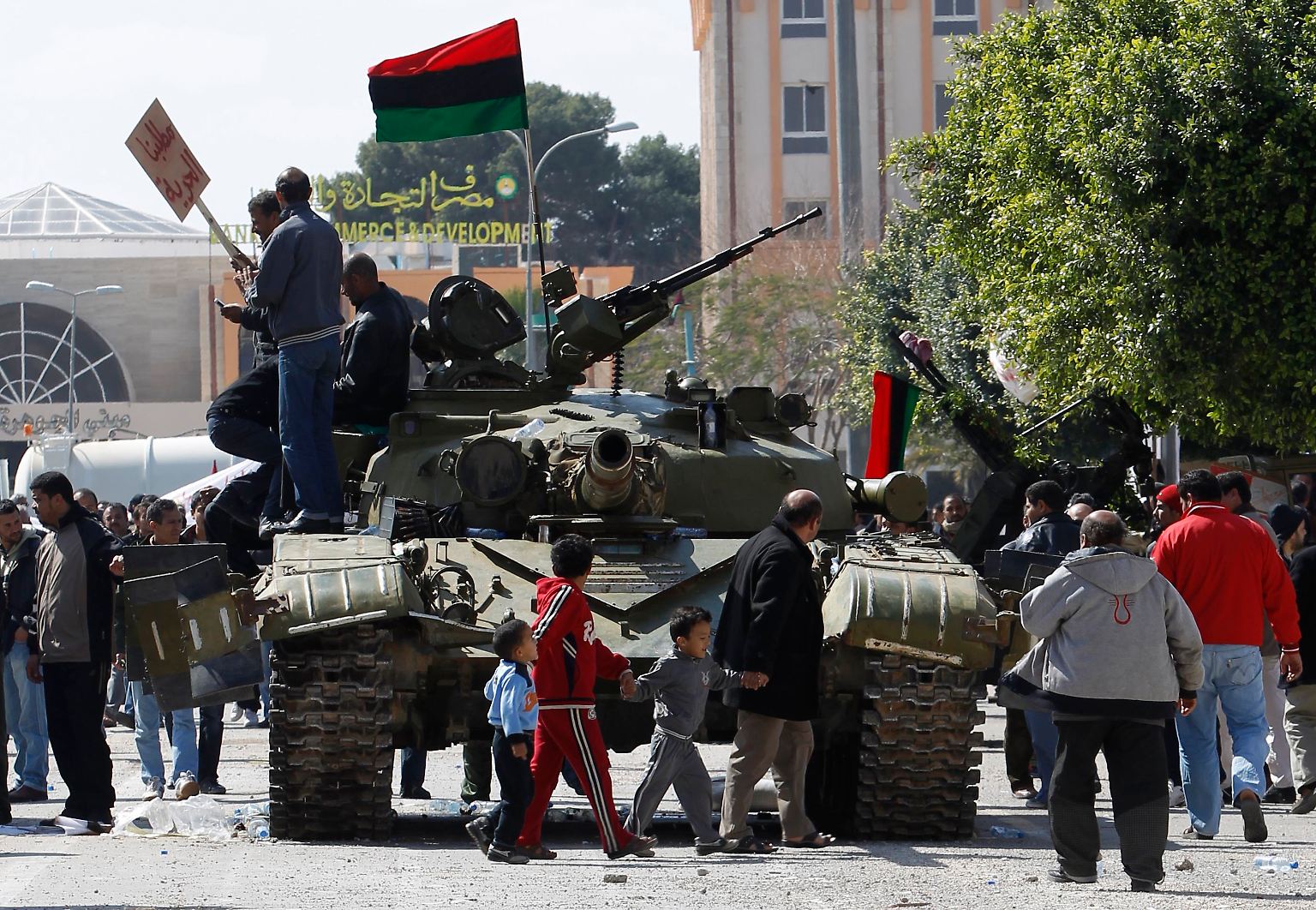Die Lage in Libyen spitzt sich zu. 