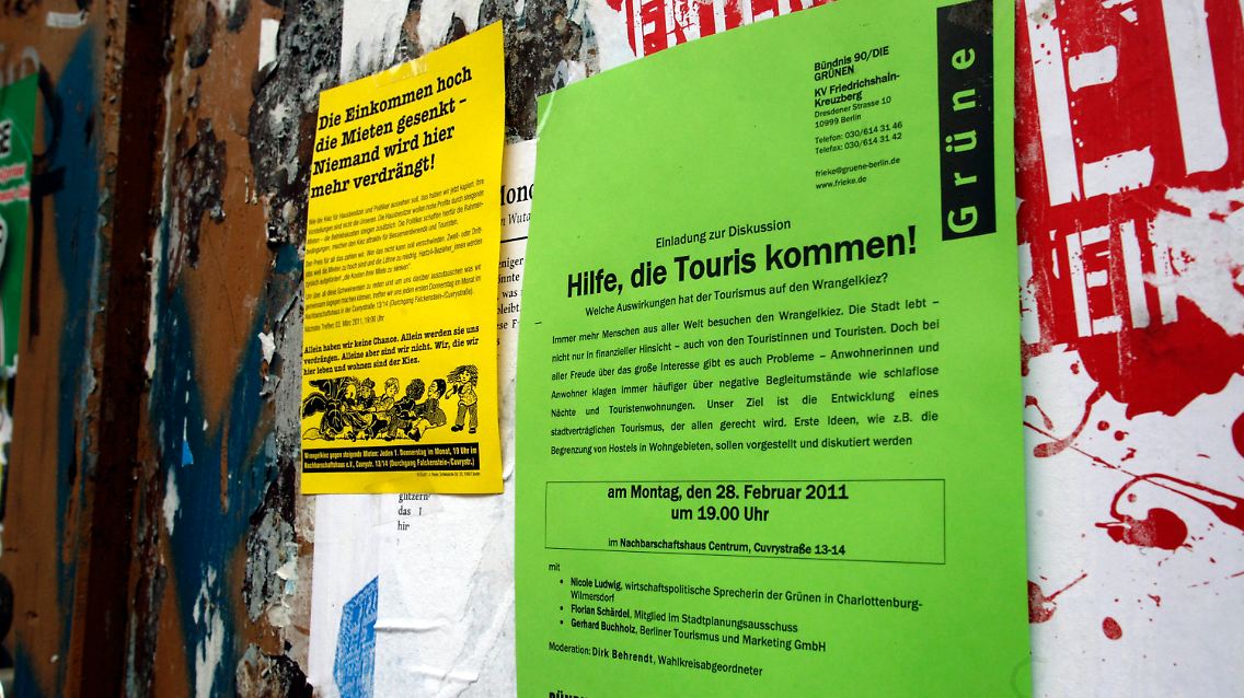 Touris kommen, Mieten steigen - Anwohner klagten zunehmend über Lärm und teure Wohnungen, heißt es bei den Grünen.