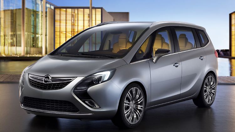 Auch ganz normale Autos stehen in Genf im Rampenlicht. Opel zeigt zum Beispiel einen Ausblick auf den neuen Zafira.