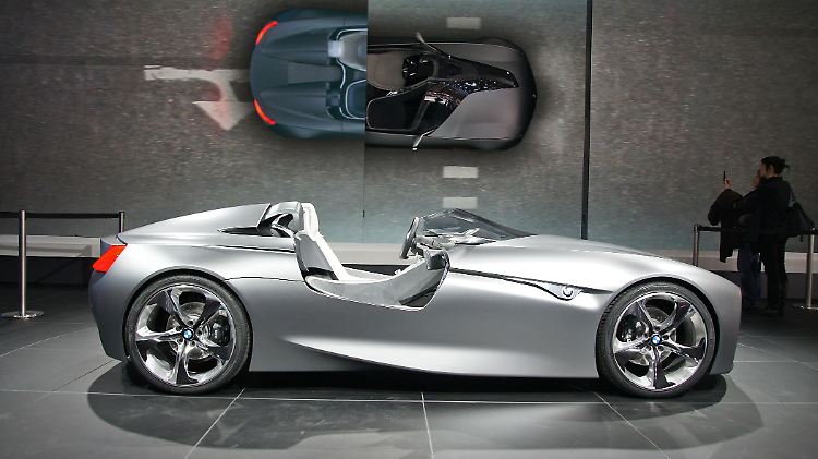 Ordentlich in Szene gesetzt: BMW inszeniert seine neuste Studie.