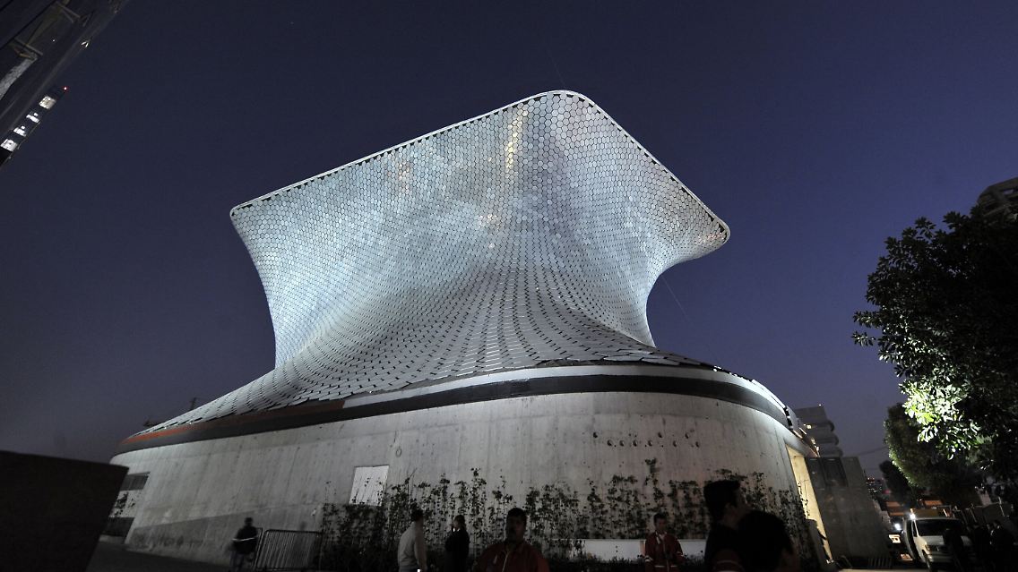Das Museum Soumaya: Die kurvige Fassade des Gebäudes ist inspiriert von der Arbeit des französischen Bildhauers Auguste Rodin, einem der Lieblingskünstler Slims.