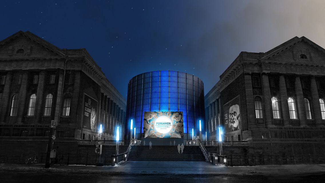 Neue Attraktion: das Ausstellungsprojekt "Pergamon - Panorama der antiken Metropole", eine Kooperation der Antikensammlung der Staatlichen Museen zu Berlin und der Asisi Visual Culture GmbH.