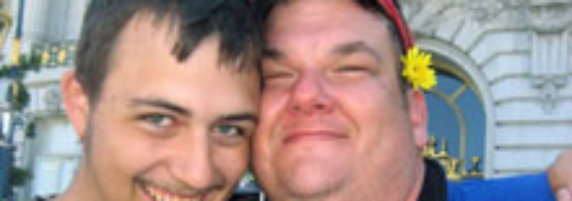 Willard Rouse und Cameron Thurston sind aus einer Kleinstadt im US-Staat Tennessee eigens zum Heiraten nach kalifornien gereist.