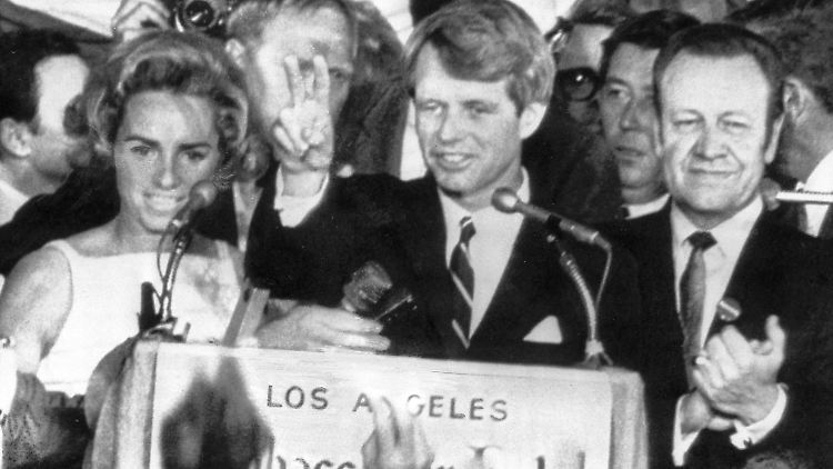 Kennedy hatte zuvor die Vorwahlen in Kalifornien gewonnen.