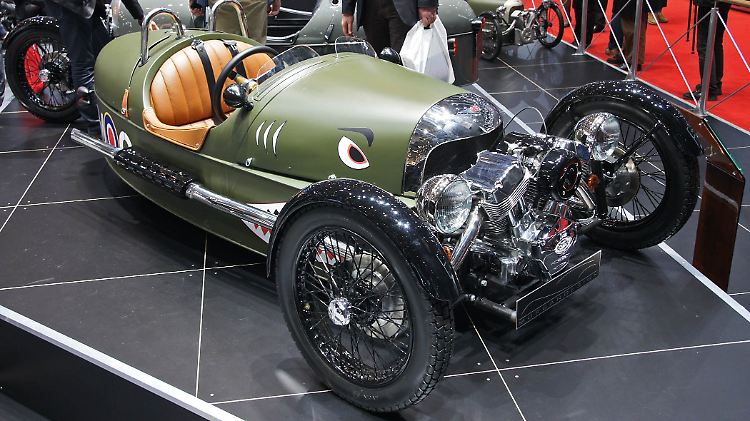 Modernes Dreirad mit historischem Bezug: Der 3 Wheeler von Morgan.