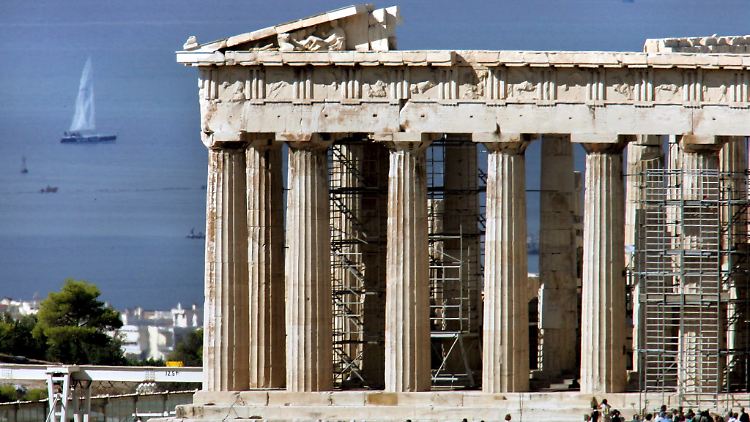Die Friesteile gehören zum Parthenontempel. Bisher dachte man, sie wären bei einer Explosion im 17. Jahrhundert verloren gegangen.