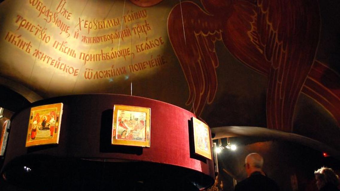 Die 400 Ikonen im Museum von Suprasl sollen in ihrem natürlichen Umfeld gezeigt werden. Einer der neun Säle ist einer Basilika nachempfunden.