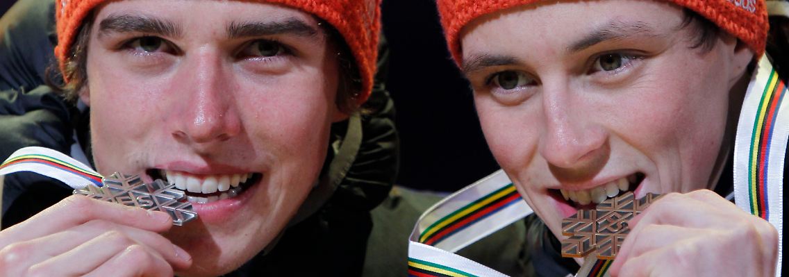Wieder auf dem Treppchen: Eric Frenzel und Johannes Rydzek.