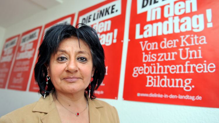 Marta Aparicio, Vorsitzende der baden-württembergischen Partei Die Linke.