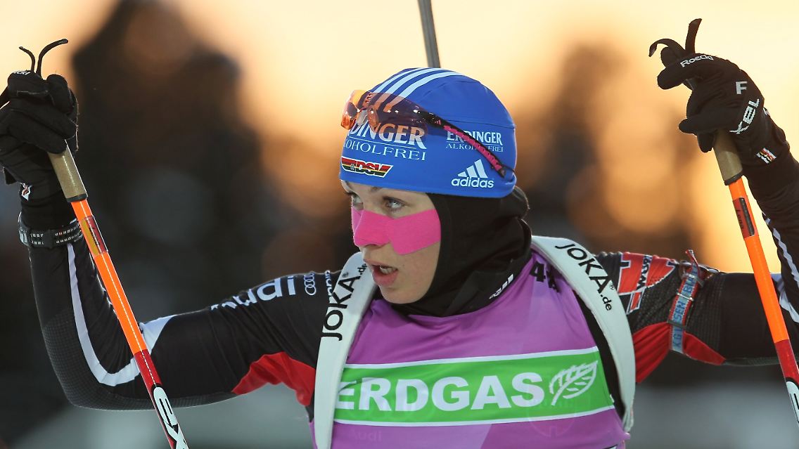 Topfavoritin: Magdalena Neuner.
