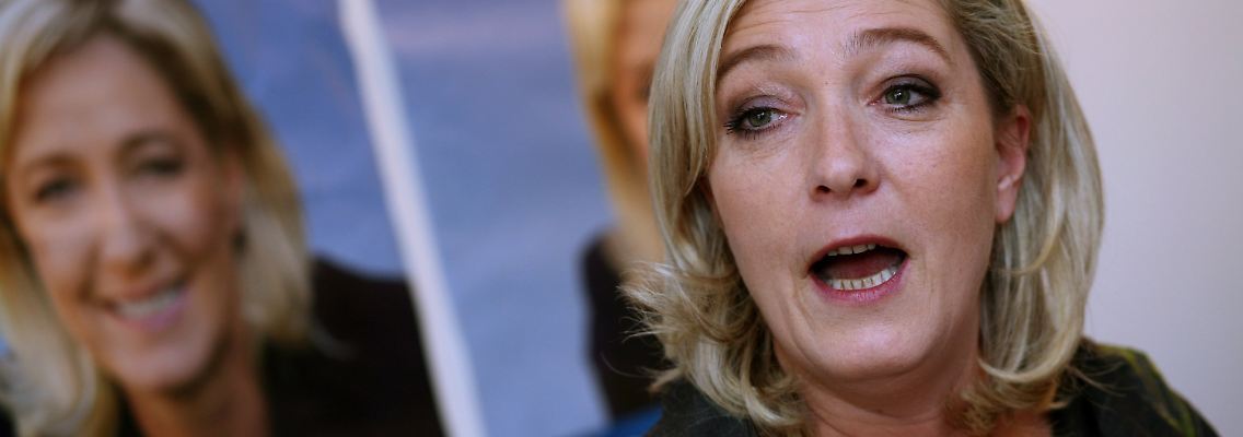 Wie der Vater, so die Tochter: Marine Le Pen.
