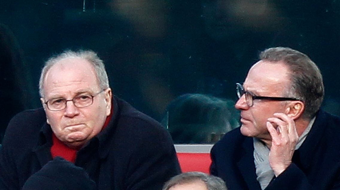 Erst reden, dann handeln: Uli Hoeneß, links, und Karl-Heinz Rummenigge.