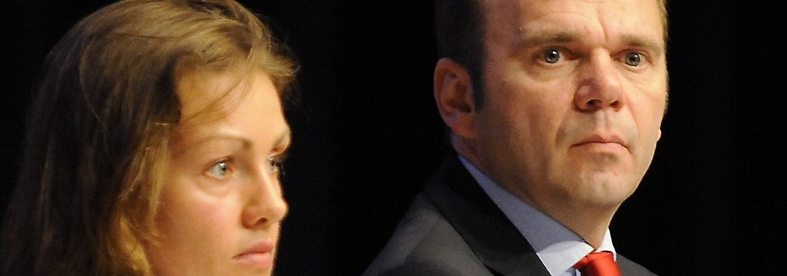 Müssen gehen: Bernd Hoffmann und Katja Kraus.
