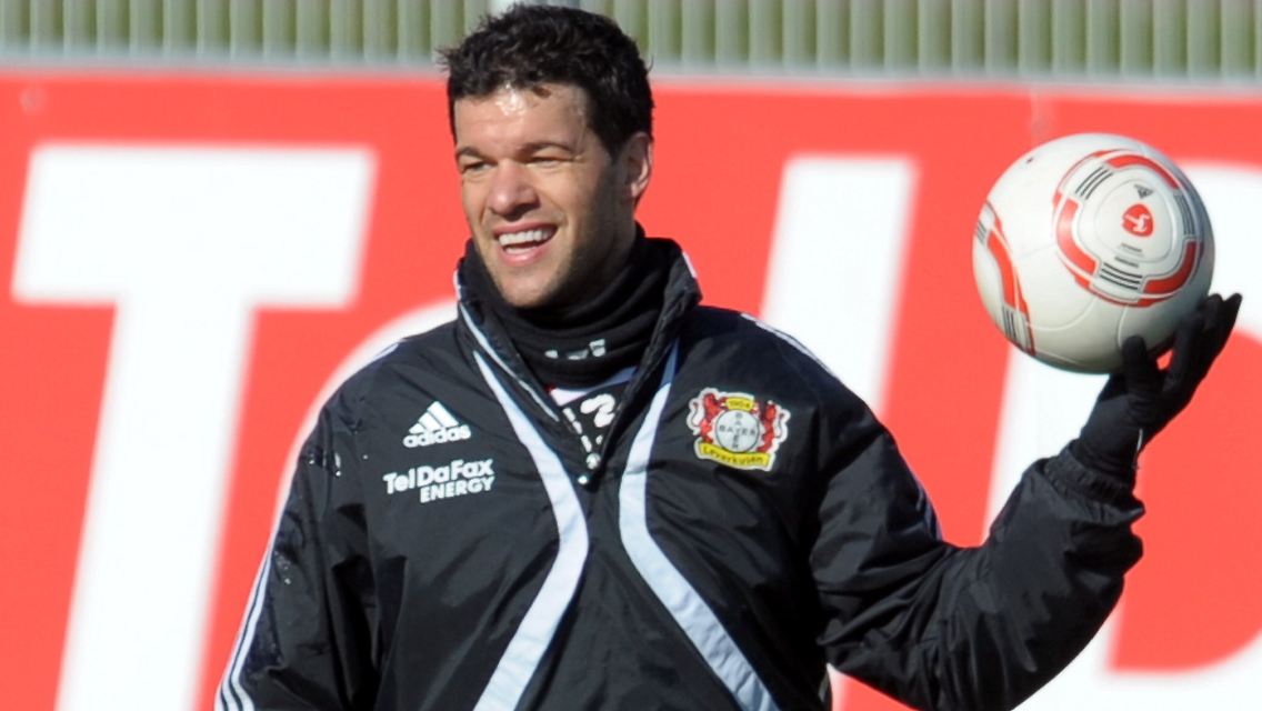 Hier sieht er doch ganz fröhlich aus: Michael Ballack.