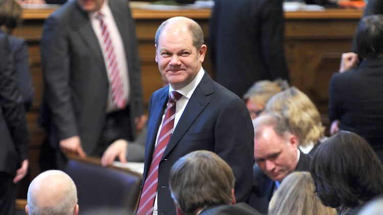 Scholz hat die Mehrheit hinter sich.