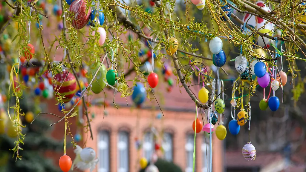 Unzaehlige-Ostereier-haengen-am-Osterbaum-von-Wulkau