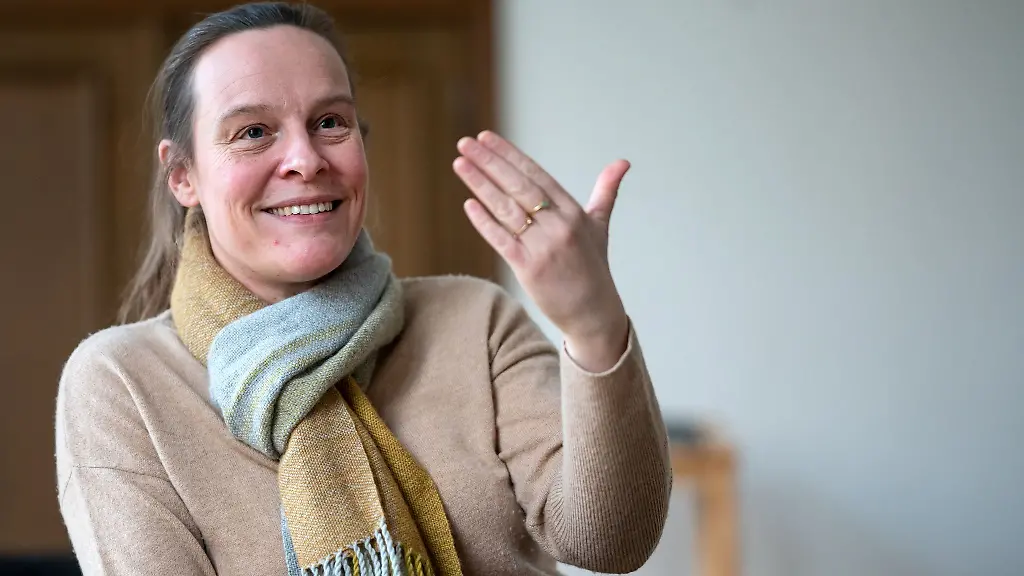 Lena-Kreck-spricht-waehrend-einem-Interview-mit-der-Deutschen-Presse-Agentur-dpa