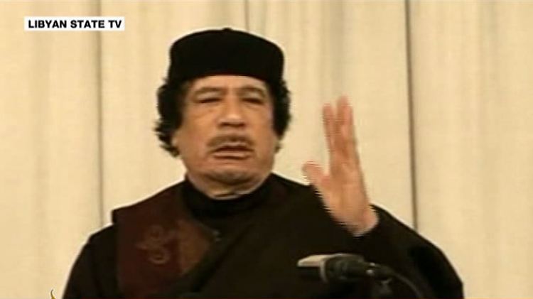 Am Morgen holte Gaddafi zu einem Rundumschlag gegen die Rebellen und den Westen aus.