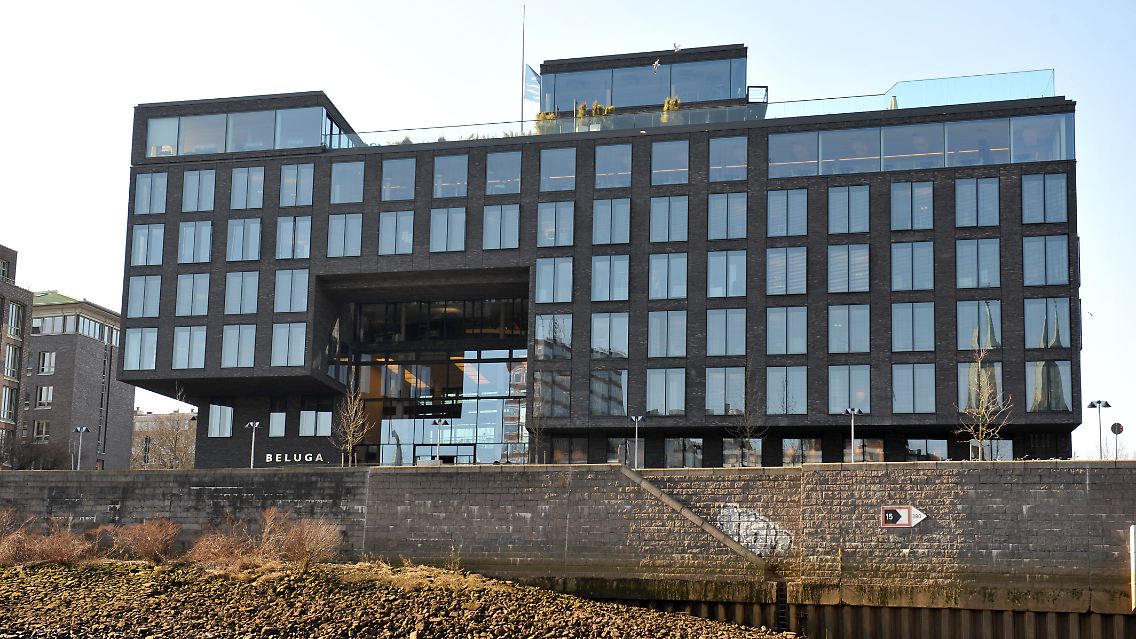 Das Bürogebäue der Beluga-Reederei in Bremen.