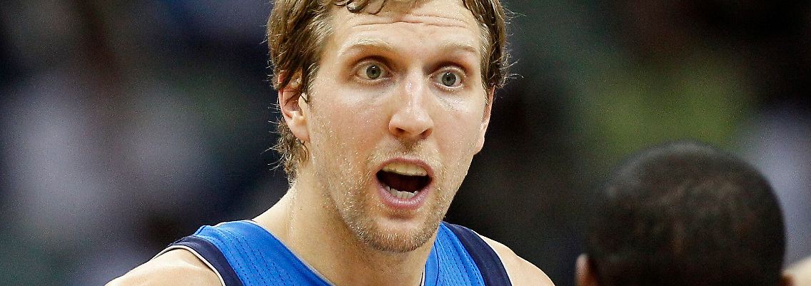 Nicht zu fassen: Dirk Nowitzki.