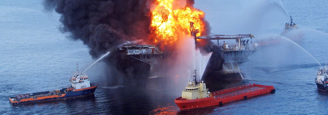 Die Explosion der Bohrinsel "Deepwater Horizon" löste eine Umweltkatastrophe aus.